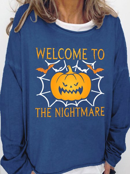Lilicloth X Jessanjony Welcome To The Nightmare Women's Halloween Sweatshirts, Deep blue, Hoodies&Sweatshirts
Lilicloth X Jessanjony Welcome To The Nightmare Women's Halloween Sweatshirts, Deep blue, Hoodies&Sweatshirts