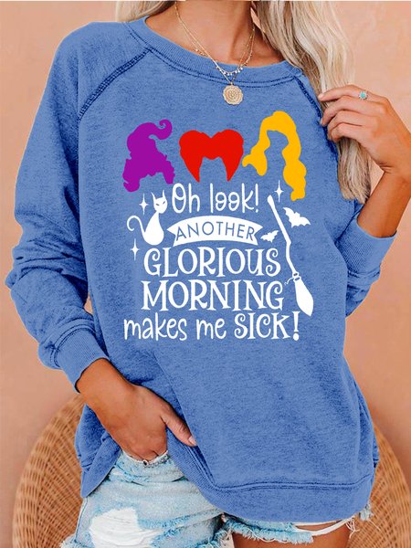 Womens Funny Witch Letters Print Sweatshirts, Light blue, Hoodies&Sweatshirts
Womens Funny Witch Letters Print Sweatshirts, Light blue, Hoodies&Sweatshirts