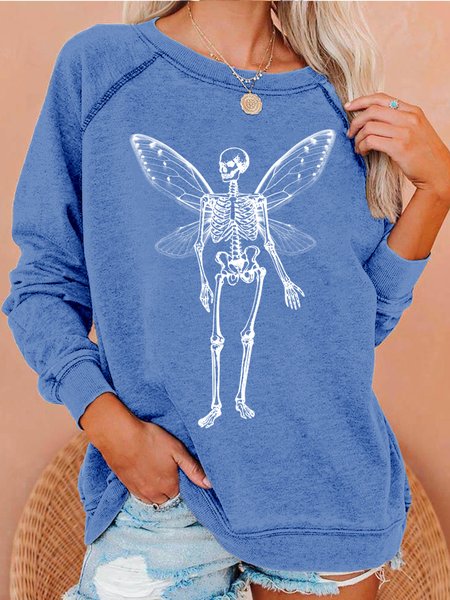 Womens Cottagecore Aesthetic Skeleton Fairy Grunge Fairycore Gothic Halloween Sweatshirts, Light blue, Hoodies&Sweatshirts
Womens Cottagecore Aesthetic Skeleton Fairy Grunge Fairycore Gothic Halloween Sweatshirts, Light blue, Hoodies&Sweatshirts