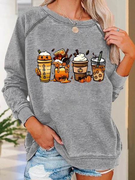 Funny Pumpkin Halloween Fall Coffee Lover Simple Sweatshirts, Gray, Hoodies&Sweatshirts
Funny Pumpkin Halloween Fall Coffee Lover Simple Sweatshirts, Gray, Hoodies&Sweatshirts