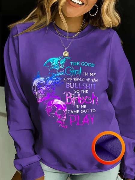 Womens Funny Halloween Print Letters Crew Neck Casual Fleece Sweatshirt, Purple, Hoodies&Sweatshirts
Womens Funny Halloween Print Letters Crew Neck Casual Fleece Sweatshirt, Purple, Hoodies&Sweatshirts