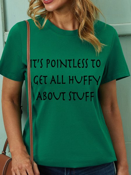 Lilicloth X Yuna It's Pointless To Get All Huffy About Stuff Women's T-Shirt, Green, T-shirts
Lilicloth X Yuna It's Pointless To Get All Huffy About Stuff Women's T-Shirt, Green, T-shirts