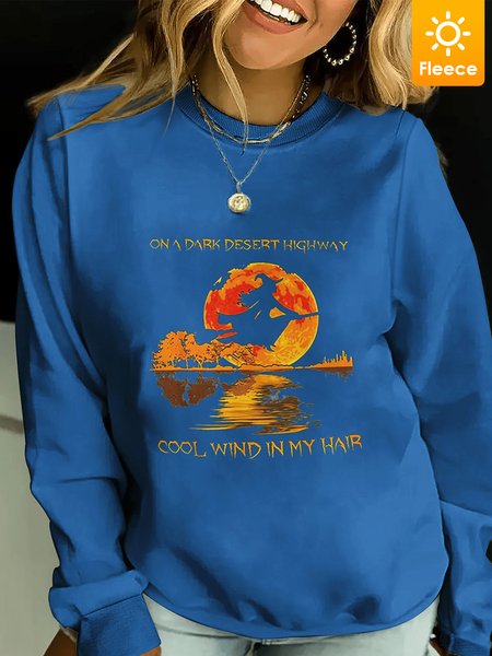 Women On A Dark Desert Highway Cool Wind In My Hair Halloween Loose Fleece Sweatshirt, Royal blue, Hoodies&Sweatshirts
Women On A Dark Desert Highway Cool Wind In My Hair Halloween Loose Fleece Sweatshirt, Royal blue, Hoodies&Sweatshirts