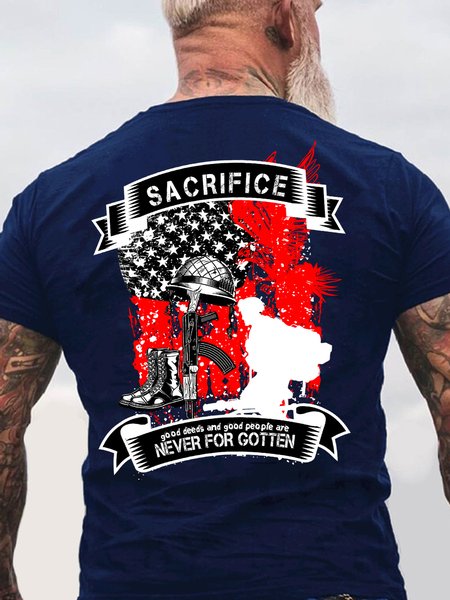 Lilicloth X Y Sacrifice Never For Gotten Men's Army T-Shirt, Purplish blue, T-shirts
Lilicloth X Y Sacrifice Never For Gotten Men's Army T-Shirt, Purplish blue, T-shirts