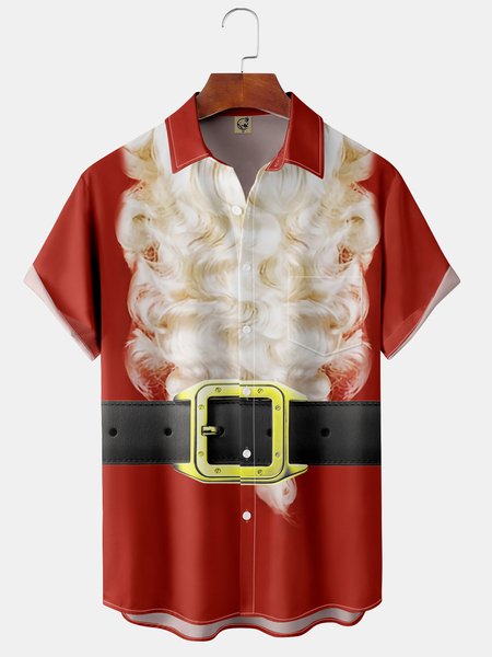 Men's Christmas Print Casual Short Sleeve Hawaiian Shirt with Chest Pocket, Red, Short Sleeve Shirts
Men's Christmas Print Casual Short Sleeve Hawaiian Shirt with Chest Pocket, Red, Short Sleeve Shirts