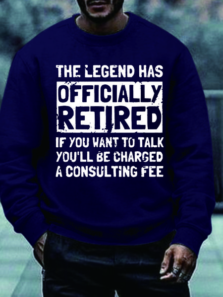 Men Officially Retired Consulting Fee Casual Regular Fit Sweatshirt, Deep blue, Hoodies&Sweatshirts
Men Officially Retired Consulting Fee Casual Regular Fit Sweatshirt, Deep blue, Hoodies&Sweatshirts