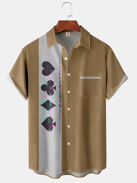 Men's Creative Graphic Print Casual Breathable Hawaiian Short Sleeve Shirt, Khaki, Short Sleeve Shirts
Men's Creative Graphic Print Casual Breathable Hawaiian Short Sleeve Shirt, Khaki, Short Sleeve Shirts