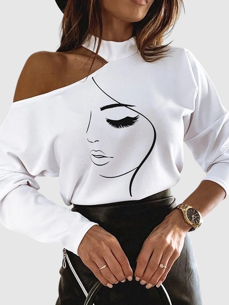 Autumn H-Line Micro-Elasticity Casual Loose Stand Collar Daily T-Shirt, White, Tees
Autumn H-Line Micro-Elasticity Casual Loose Stand Collar Daily T-Shirt, White, Tees
