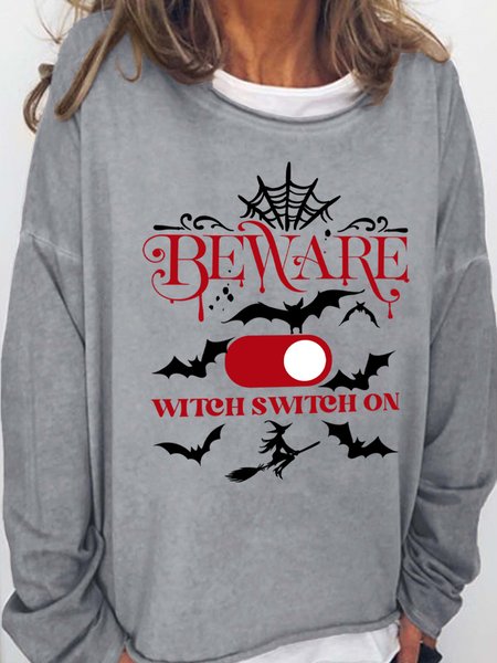 Lilicloth X Kat8lyst Be Ware Witch Switch On Women's Halloween Sweatshirts, Light gray, Hoodies&Sweatshirts
Lilicloth X Kat8lyst Be Ware Witch Switch On Women's Halloween Sweatshirts, Light gray, Hoodies&Sweatshirts
