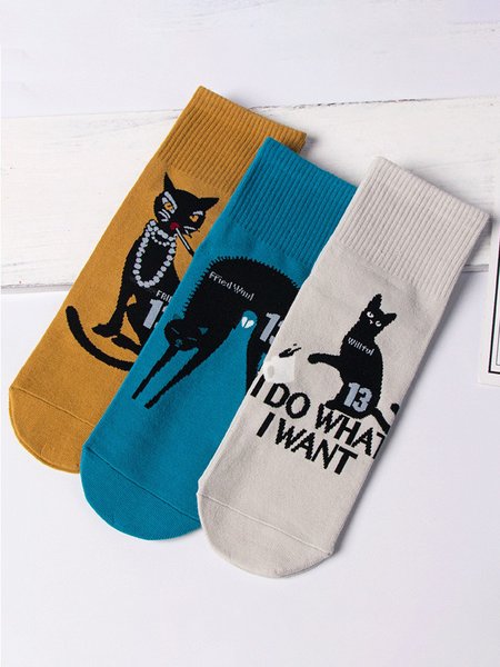 Casual Black Cat Pattern Short Socks Halloween Decorations Everyday Matching, As picture, Accessories
Casual Black Cat Pattern Short Socks Halloween Decorations Everyday Matching, As picture, Accessories