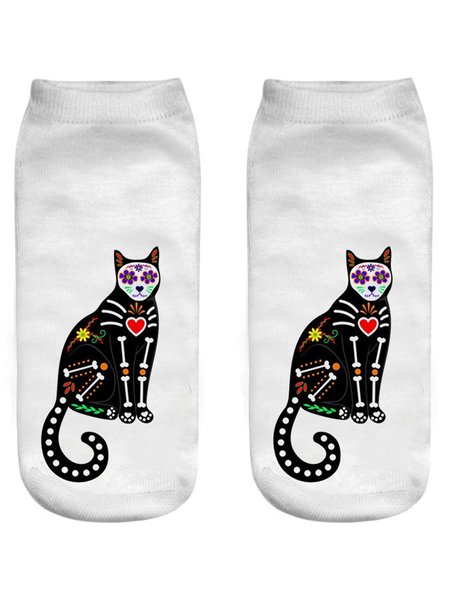 Halloween 3D Printing Black Cat Pattern Socks Festive Decoration Funny Socks, Color5, Socks
Halloween 3D Printing Black Cat Pattern Socks Festive Decoration Funny Socks, Color5, Socks