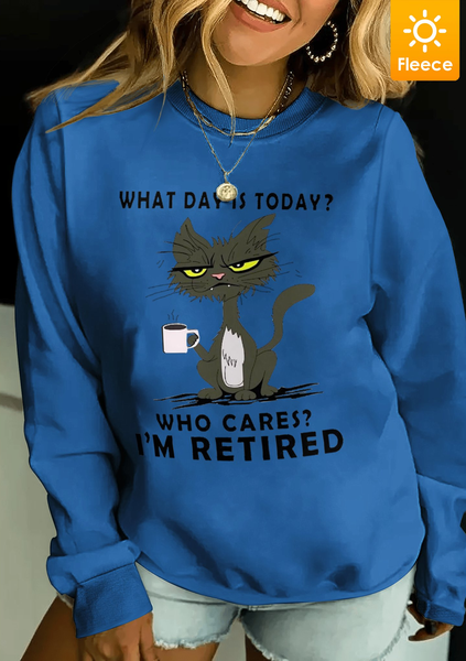 Who Cares I'm Retired Fleece Women Simple Crew Neck Sweatshirt, Royal blue, Hoodies&Sweatshirts
Who Cares I'm Retired Fleece Women Simple Crew Neck Sweatshirt, Royal blue, Hoodies&Sweatshirts