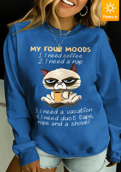 Coffee Nape Cute Cat Fleece Women Crew Neck Sweatshirt, Royal blue, Hoodies&Sweatshirts
Coffee Nape Cute Cat Fleece Women Crew Neck Sweatshirt, Royal blue, Hoodies&Sweatshirts