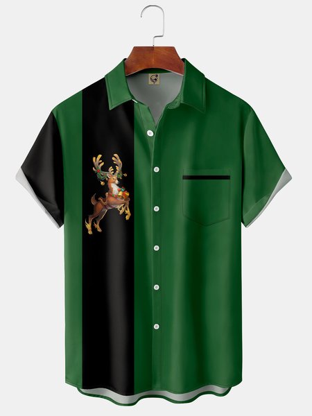 Men's Christmas Print Casual Breathable Hawaiian Short Sleeve Shirt, Green, Short Sleeve Shirts
Men's Christmas Print Casual Breathable Hawaiian Short Sleeve Shirt, Green, Short Sleeve Shirts