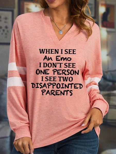 Lilicloth X Yuna When I See An Emo I Don't See One Person I See Two Disappoionted Parents Women's Long Sleeve T-Shirt, Pink, Long sleeves
Lilicloth X Yuna When I See An Emo I Don't See One Person I See Two Disappoionted Parents Women's Long Sleeve T-Shirt, Pink, Long sleeves
