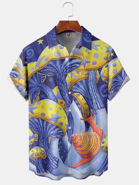 Men's Casual Short Sleeve Hawaiian Shirt with Chest Pocket Print, Purple, Short Sleeve Shirts
Men's Casual Short Sleeve Hawaiian Shirt with Chest Pocket Print, Purple, Short Sleeve Shirts