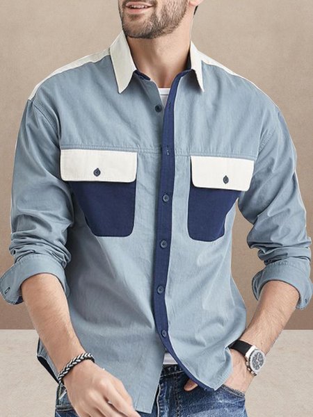 Men's Cotton and Linen Multi-Bag Workwear Long Sleeve Shirt, As picture, Long Sleeve Shirts
Men's Cotton and Linen Multi-Bag Workwear Long Sleeve Shirt, As picture, Long Sleeve Shirts