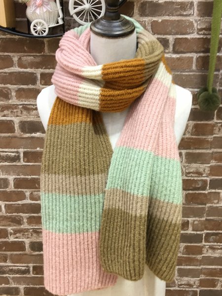 Casual Wool Knit Multicolor Rainbow Colorblock Scarf Shawl, Pink, Women Scarves & Shawls
Casual Wool Knit Multicolor Rainbow Colorblock Scarf Shawl, Pink, Women Scarves & Shawls