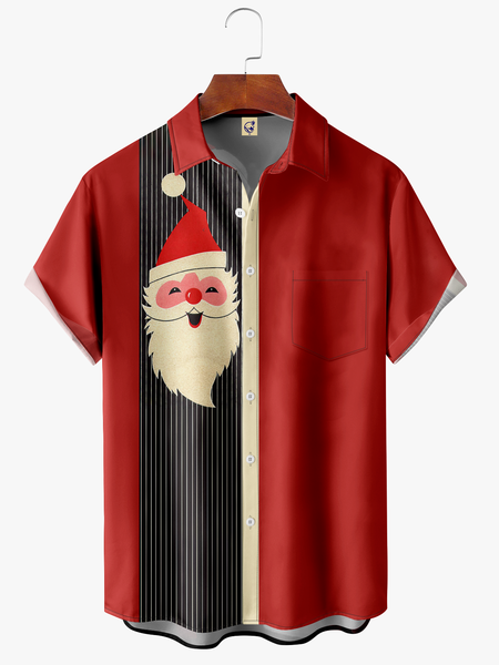 Men's Santa Print Fashion Hawaiian Lapel Short Sleeve Shirt, Black, Short Sleeve Shirts
Men's Santa Print Fashion Hawaiian Lapel Short Sleeve Shirt, Black, Short Sleeve Shirts