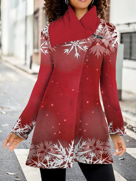 Christmas snowflake coil buckle loose woolen jacket plus size, Red, Sweaters
Christmas snowflake coil buckle loose woolen jacket plus size, Red, Sweaters
