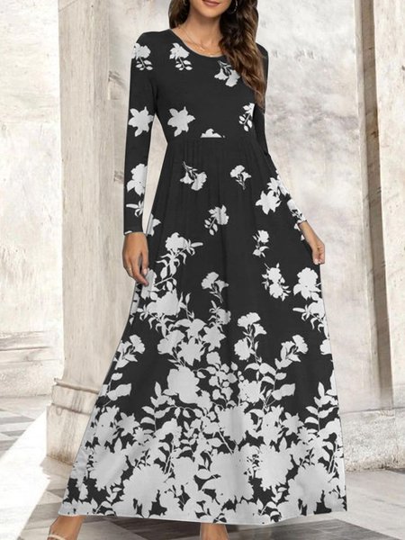 Ombre floral color block Holiday Long Dress Plus Size, Black-white, Maxi Dresses
Ombre floral color block Holiday Long Dress Plus Size, Black-white, Maxi Dresses