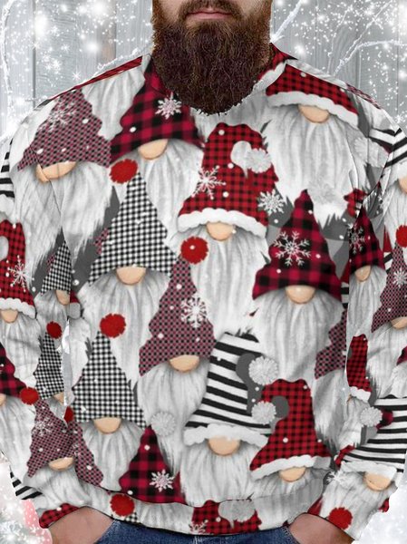 Men's Christmas Hat Full Print Crew Neck Loose Sweatshirt, As picture, Hoodies&Sweatshirts
Men's Christmas Hat Full Print Crew Neck Loose Sweatshirt, As picture, Hoodies&Sweatshirts