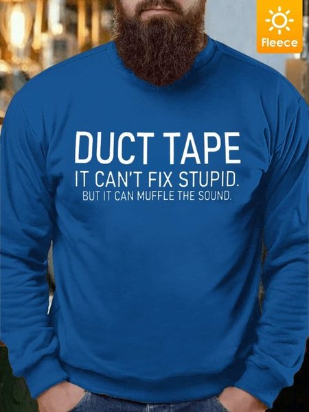 Men Duct Tape Fix Stupid Muffle The Sound Fleece Casual Sweatshirt, Royal blue, Hoodies&Sweatshirts
Men Duct Tape Fix Stupid Muffle The Sound Fleece Casual Sweatshirt, Royal blue, Hoodies&Sweatshirts