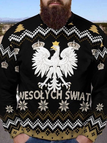 Men Christmas Gift Snow Wesolych Swiat Casual Loose Sweatshirt, As picture, Hoodies&Sweatshirts
Men Christmas Gift Snow Wesolych Swiat Casual Loose Sweatshirt, As picture, Hoodies&Sweatshirts