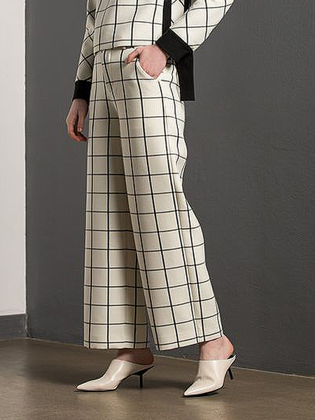 Loose Urban Fashion Straight Long Pants, Apricot, Pants