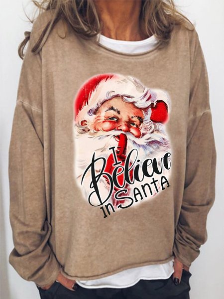 Women's I Believe In Santai believe in Santa Crew Neck Christmas Casual Sweatshirt, Khaki, Hoodies&Sweatshirts
Women's I Believe In Santai believe in Santa Crew Neck Christmas Casual Sweatshirt, Khaki, Hoodies&Sweatshirts