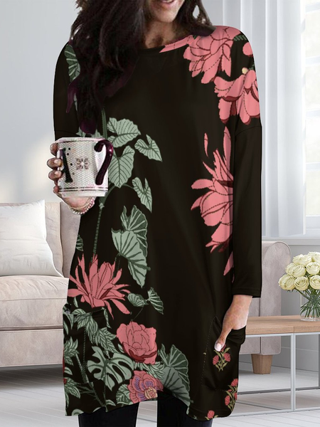 Lilicloth x Iqs Floral Painting Crew Neck Women's Casual T-shirt Dress, As picture, Dresses
Lilicloth x Iqs Floral Painting Crew Neck Women's Casual T-shirt Dress, As picture, Dresses