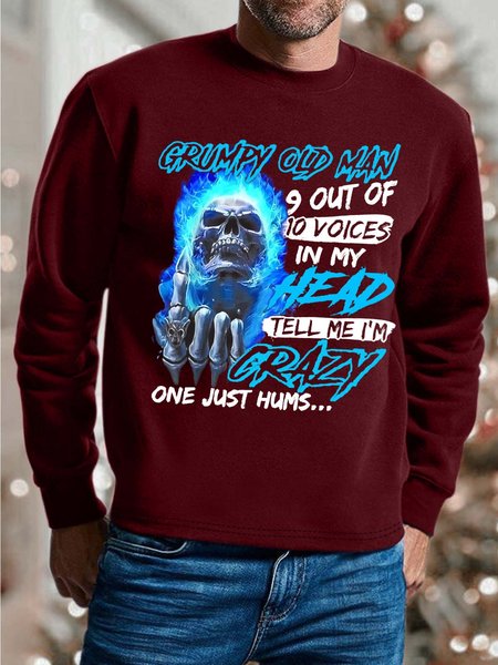 Men Grumpy Old Man Head Crazy Casual Crew Neck Regular Fit Sweatshirt, Red, Hoodies&Sweatshirts
Men Grumpy Old Man Head Crazy Casual Crew Neck Regular Fit Sweatshirt, Red, Hoodies&Sweatshirts