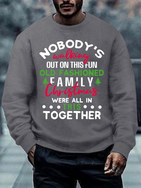 Men Nobody’s Walking Out On This Fun Old Fashioned Family Christmas Were All In This Together Crew Neck Regular Fit Sweatshirt, Gray, Hoodies&Sweatshirts
Men Nobody’s Walking Out On This Fun Old Fashioned Family Christmas Were All In This Together Crew Neck Regular Fit Sweatshirt, Gray, Hoodies&Sweatshirts