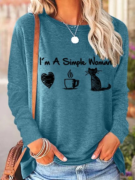 I'm A Simple Woman Love Coffee And Cat Women's Long Sleeve T-Shirt, Green, Long sleeves
I'm A Simple Woman Love Coffee And Cat Women's Long Sleeve T-Shirt, Green, Long sleeves