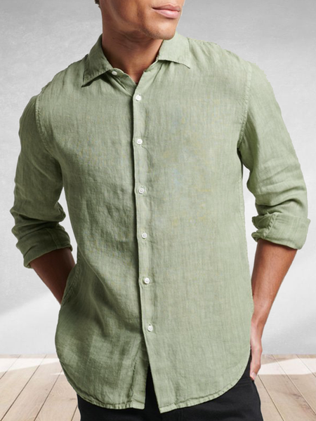 Clean color long sleeve shirt, casual style cotton and linen shirt with lapel, As picture, Long Sleeve Shirts
Clean color long sleeve shirt, casual style cotton and linen shirt with lapel, As picture, Long Sleeve Shirts