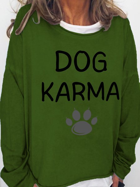 Lilicloth X Y Dog Karma With Paw Women's Simple Crew Neck Sweatshirts, Green, Hoodies&Sweatshirts
Lilicloth X Y Dog Karma With Paw Women's Simple Crew Neck Sweatshirts, Green, Hoodies&Sweatshirts