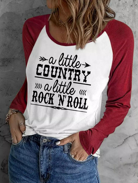A Little Country A Little Rock 'N' Roll Raglan Sleeve T-Shirt Tee - White, T-Shirts
A Little Country A Little Rock 'N' Roll Raglan Sleeve T-Shirt Tee - White, T-Shirts