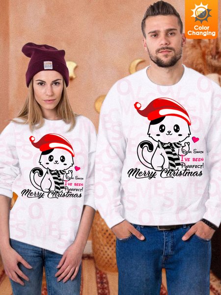 Lilicloth X Y Unisex Dear Santa I‘ve Been Purrfect Merry Christmas UV Color Changing Sweatshirt, White, Hoodies&Sweatshirts
Lilicloth X Y Unisex Dear Santa I‘ve Been Purrfect Merry Christmas UV Color Changing Sweatshirt, White, Hoodies&Sweatshirts