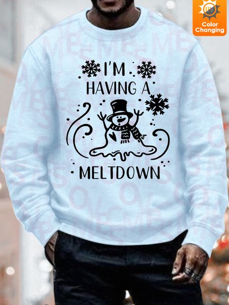 Unisex Funny Christmas Snowman I Am Having A Meltdown UV Color Changing Sweatshirt, Light blue, Hoodies&Sweatshirts
Unisex Funny Christmas Snowman I Am Having A Meltdown UV Color Changing Sweatshirt, Light blue, Hoodies&Sweatshirts