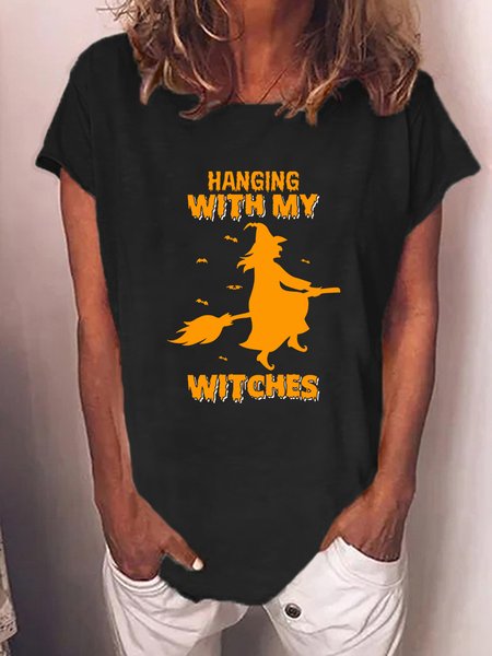Lilicloth X Abu Hanging With My Witches Halloween Women's T-Shirt, Black, T-shirts
Lilicloth X Abu Hanging With My Witches Halloween Women's T-Shirt, Black, T-shirts