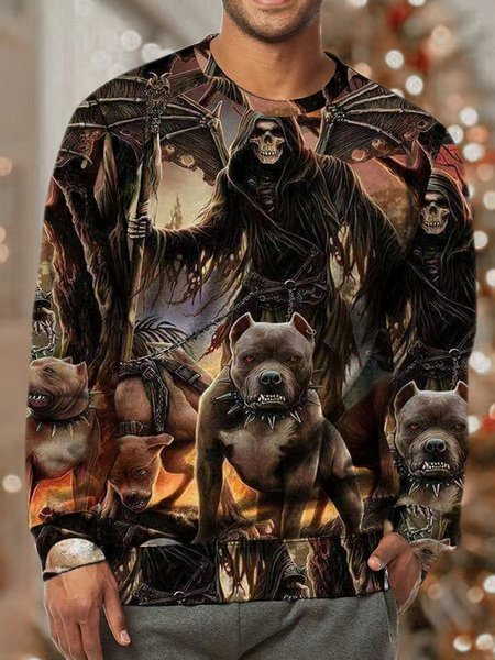 Men Witch Dogs Animals Pattern Halloween Sweatshirt, As picture, Hoodies&Sweatshirts
Men Witch Dogs Animals Pattern Halloween Sweatshirt, As picture, Hoodies&Sweatshirts