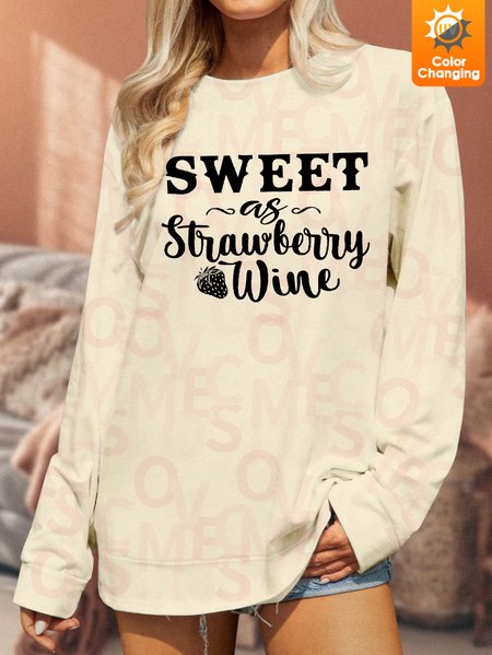 Unisex Funny Text Letters Sweet As Atrawberry Wine Couple UV Color Changing Sweatshirt, Apricot, Hoodies&Sweatshirts
Unisex Funny Text Letters Sweet As Atrawberry Wine Couple UV Color Changing Sweatshirt, Apricot, Hoodies&Sweatshirts