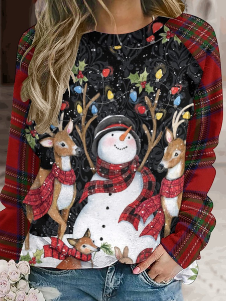 Womens Christmas Snowman Crew Neck Casual Sweatshirt, As picture, Hoodies&Sweatshirts
Womens Christmas Snowman Crew Neck Casual Sweatshirt, As picture, Hoodies&Sweatshirts