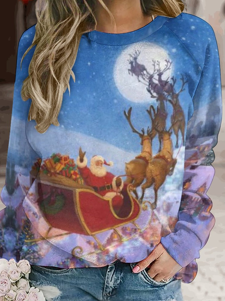 Womens Christmas Santa Crew Neck Casual Sweatshirts, As picture, Hoodies&Sweatshirts
Womens Christmas Santa Crew Neck Casual Sweatshirts, As picture, Hoodies&Sweatshirts