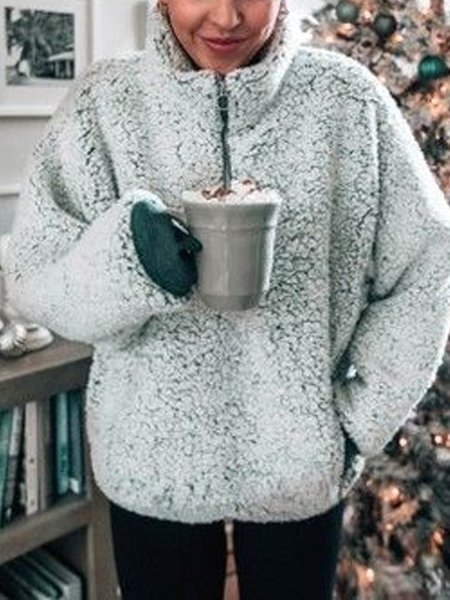 Faded Nostalgic Zip-Up Loose Plush Thermal Sweatshirt, Green, Sweatshirts & Hoodies
Faded Nostalgic Zip-Up Loose Plush Thermal Sweatshirt, Green, Sweatshirts & Hoodies