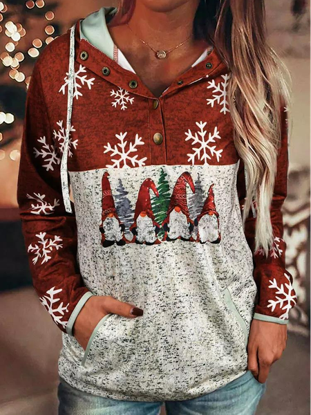 Christmas Casual Snowflake Gnomies Pocket Hoodie, Red, Sweatshirts & Hoodies
Christmas Casual Snowflake Gnomies Pocket Hoodie, Red, Sweatshirts & Hoodies