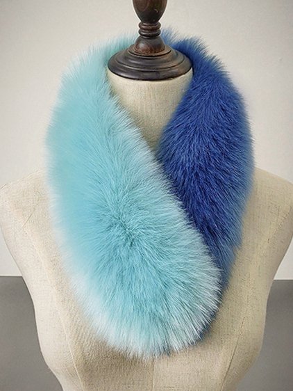 Vintage Casual Style Contrasting Faux Fur Scarf Autumn Winter Warm and Windproof Accessories, Blue, Women Scarves & Shawls
Vintage Casual Style Contrasting Faux Fur Scarf Autumn Winter Warm and Windproof Accessories, Blue, Women Scarves & Shawls