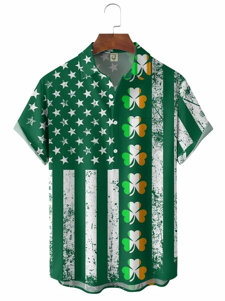 St Patrick‘s Day Sharmark Chest Pocket Short Sleeve Casual Shirt, Green, Short Sleeve Shirts
St Patrick‘s Day Sharmark Chest Pocket Short Sleeve Casual Shirt, Green, Short Sleeve Shirts