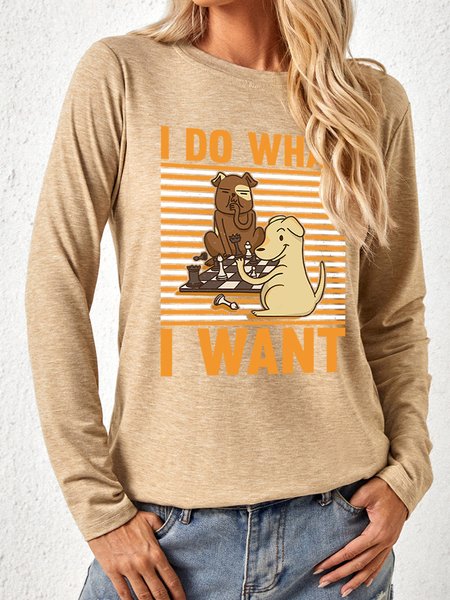 Lilicloth X Jessanjony I Do What I Want Dogs Playing Chess Women's Long Sleeve T-Shirt, Khaki, Long sleeves
Lilicloth X Jessanjony I Do What I Want Dogs Playing Chess Women's Long Sleeve T-Shirt, Khaki, Long sleeves