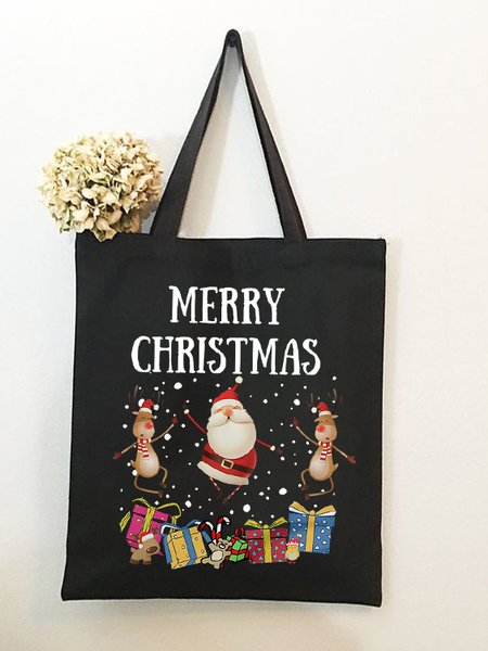Merry Christmas Elk Funny Santa Graphic Print Claus Christmas Graphic Shopping Tote, Black, Bags
Merry Christmas Elk Funny Santa Graphic Print Claus Christmas Graphic Shopping Tote, Black, Bags